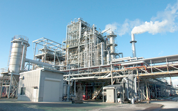 PPS production facility at the Iwaki Factory